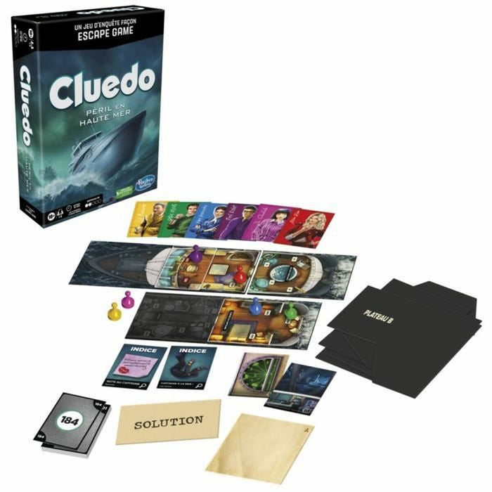 Joc de Îndemânare Hasbro Cluedo	Péril en Haute Mer Franceză (FR)