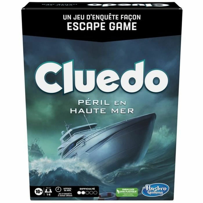 Joc de Îndemânare Hasbro Cluedo	Péril en Haute Mer Franceză (FR)