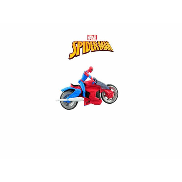 Motocicletă Spider-Man 4 Piese 16 cm