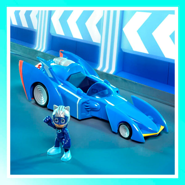 Set de Jucării cu Vehicule PJ Masks Super Cat-Mobile