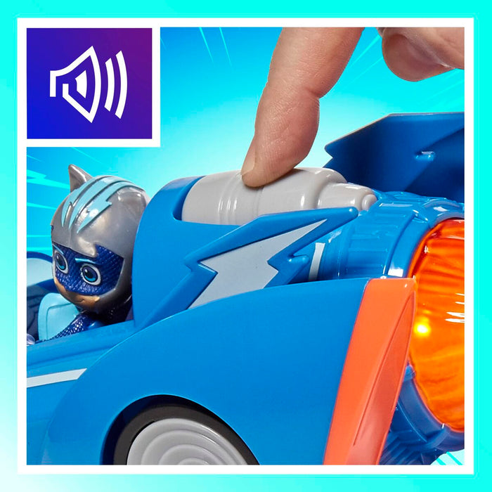 Set de Jucării cu Vehicule PJ Masks Super Cat-Mobile
