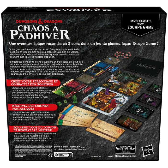 Joc de Masă Hasbro Dungeons & Dragons: Chaos à Padhiver