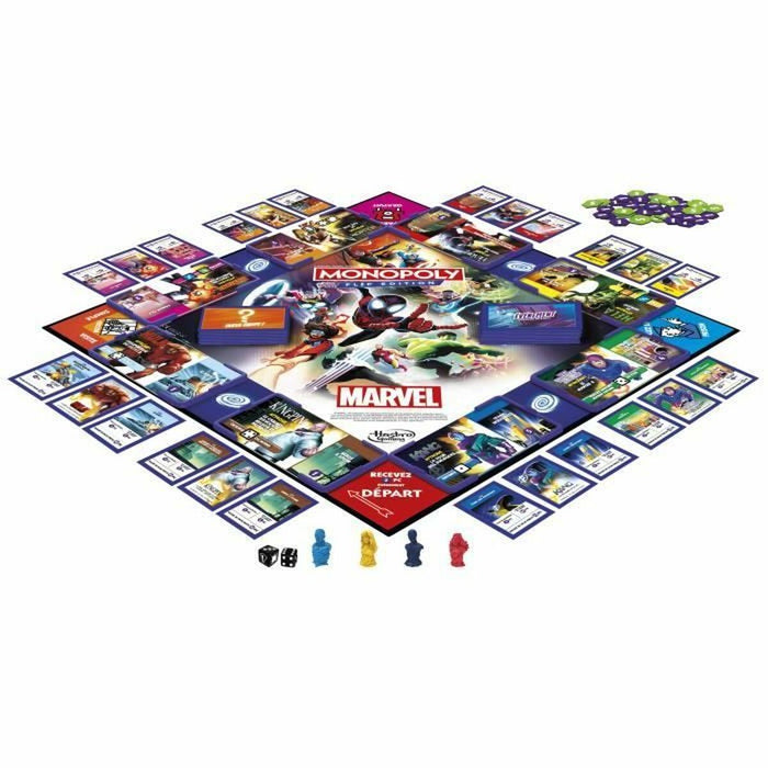 Joc de Masă Hasbro Monopoly Flip Edition  MARVEL