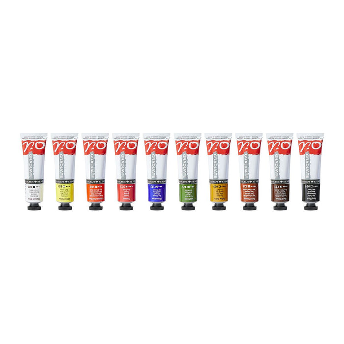 Set de pictură Daler Rowney Graduate Oil Vopsea cu ulei 10 Piese Multicolor 38 ml