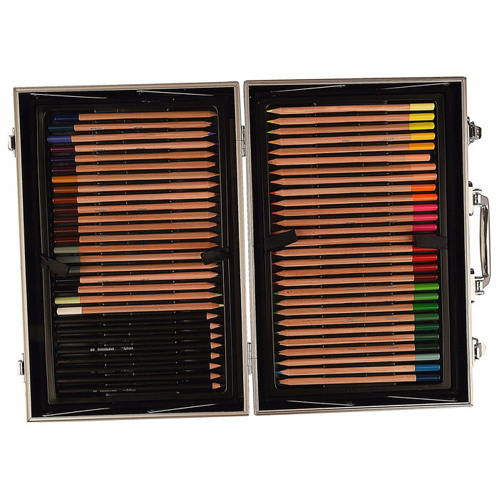 Set de pictură Daler Rowney 122 Piese Servietă Multicolor