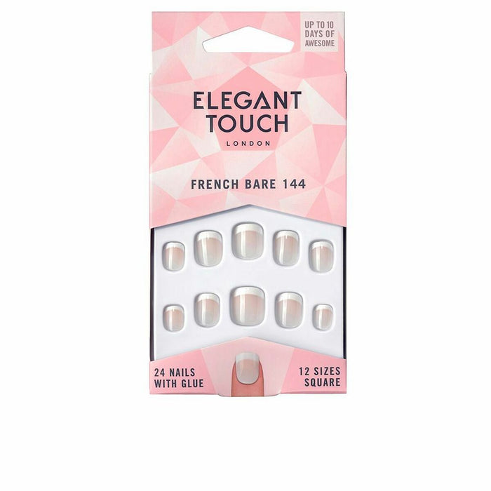 Unghii false Elegant Touch French Xs 24 Piese (24 uds)