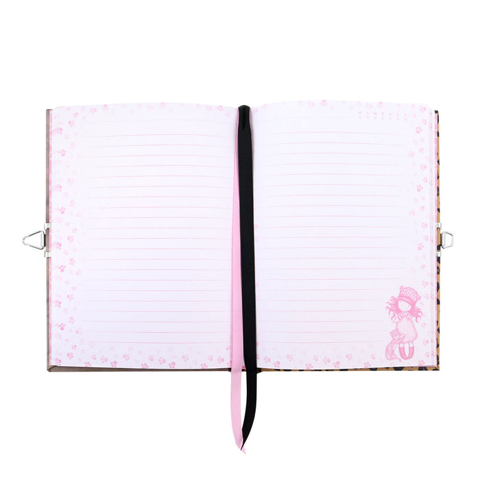 Agendă cu Accesorii Gorjuss Purrrrrfect love Leopard 25 x 25 x 2.8 cm