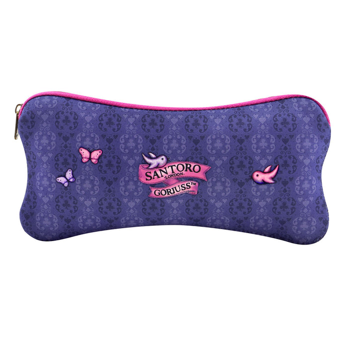 Penar Școlar Gorjuss Cheshire cat Mov (22 x 11.3 x 1 cm)
