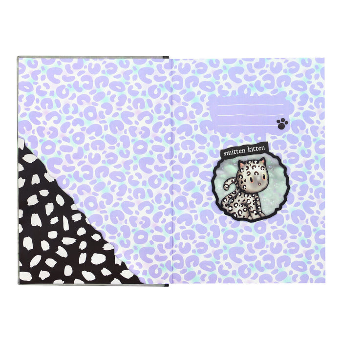 Jurnal Gorjuss Smitten kitten Negru Alb Juvenil (12,5 x 18,5 x 1,5 cm)