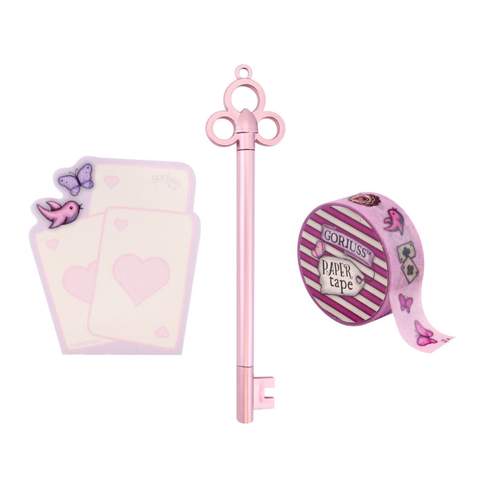 Set de Papetărie Gorjuss Cheshire cat Mov