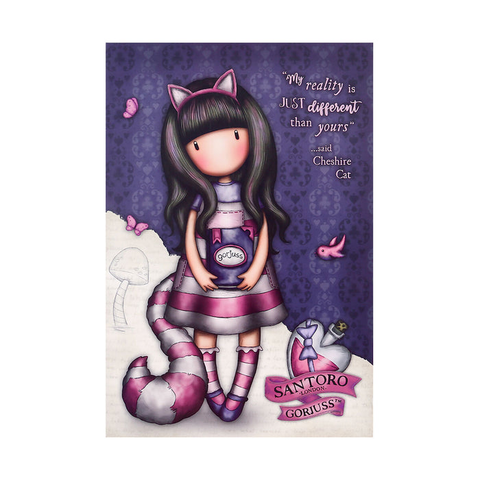 Set de Papetărie Gorjuss Cheshire cat Mov
