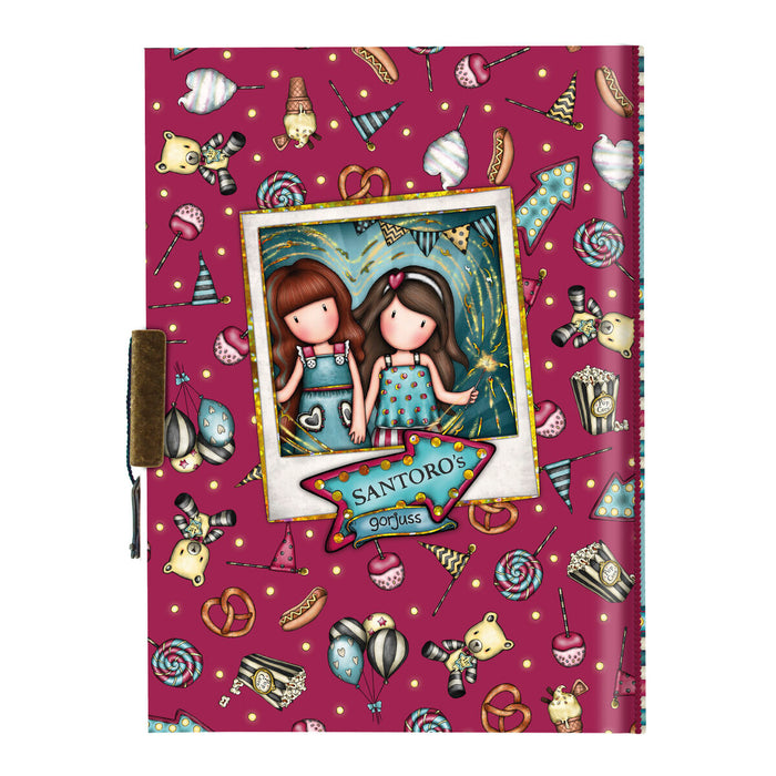 Jurnal Gorjuss Fireworks Castaniu (12.8 x 17.5 x 2 cm)