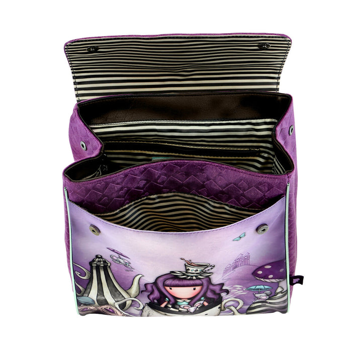 Rucsac pentru Copii Gorjuss A little more tea Mov (27 x 33 x 15 cm)