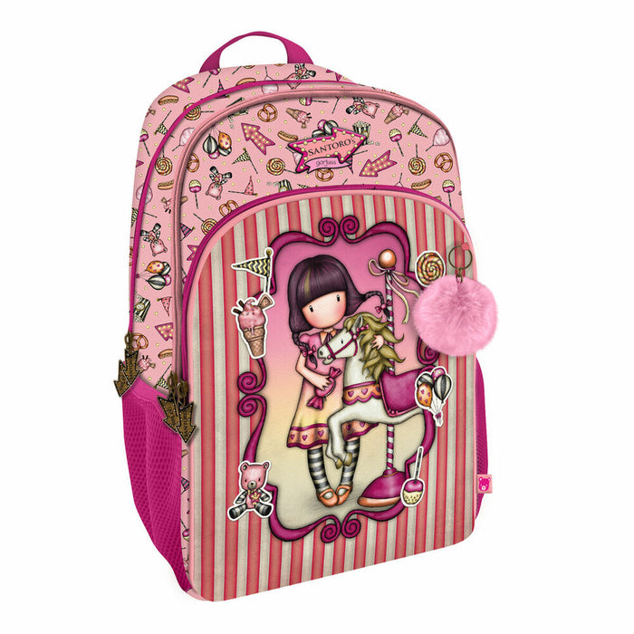 Ghiozdan Gorjuss Carousel Somon (29 x 45 x 17 cm)