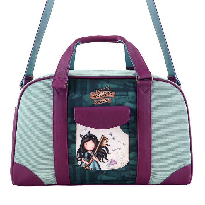 Geantă Pentru Sport Gorjuss Curiosity Verde Gri 50 x 31 x 23 cm
