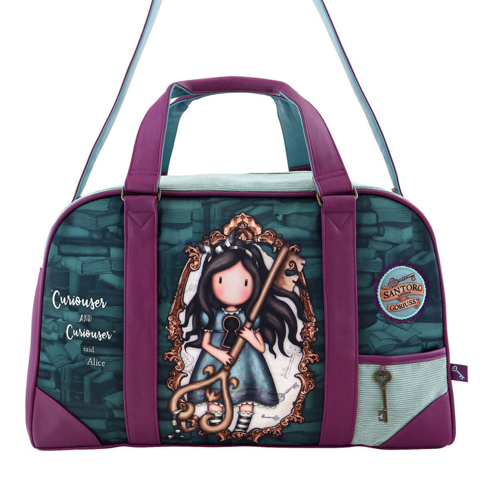 Geantă Pentru Sport Gorjuss Curiosity Verde Gri 50 x 31 x 23 cm