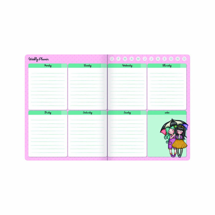 Agendă Gorjuss Smitten kitten (11.5 x 14.5 x 2 cm)