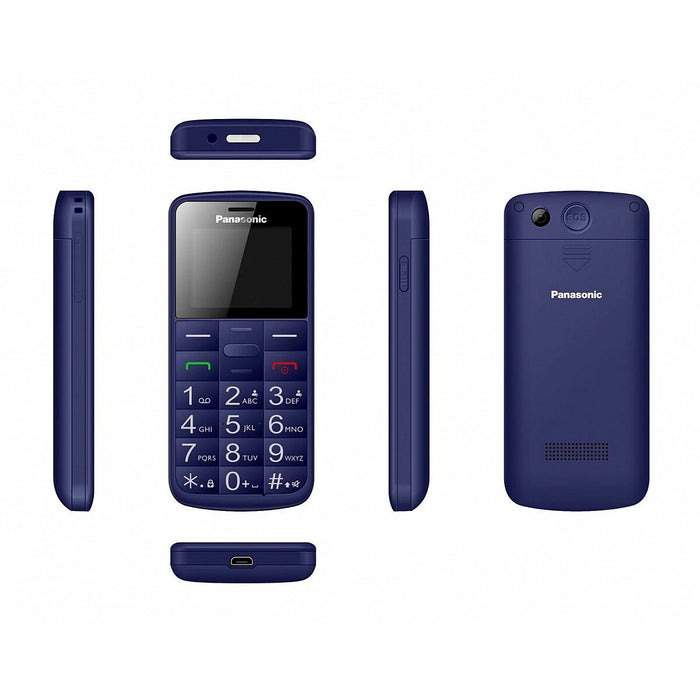Telefon Mobil pentru Persoane Vârstnice Panasonic KX-TU110EXC 1,77" TFT Bluetooth LED Albastru