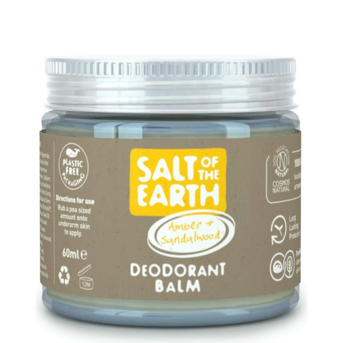 Deodorant Salt Of The Earth 60 g Balsam Santal Chihlimbar