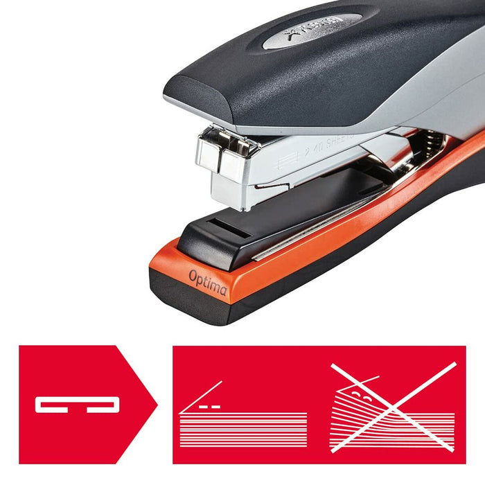 Capsator Rexel Optima 40 Gri Portocaliu