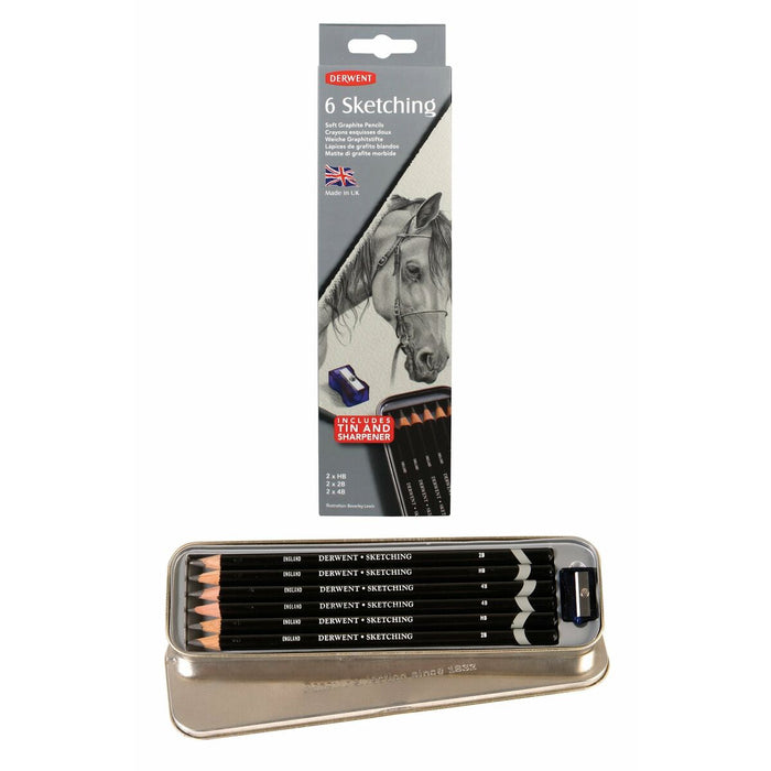 Set de Creioane DERWENT Sketching 6 Piese