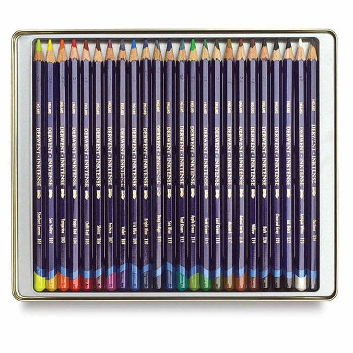 Creioane DERWENT Inktense 24 Piese Multicolor (24 Piese)