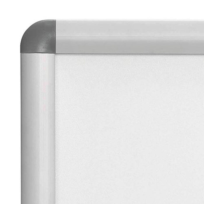 Avizier Nobo CLIPDOWN Stand Prezentare Aluminiu Argintiu