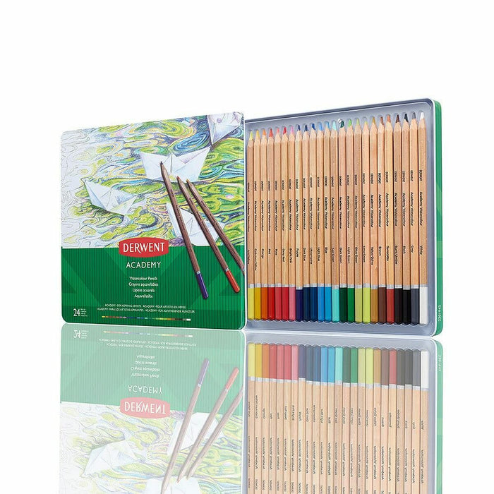 Creioane DERWENT Academy Multicolor (24 Piese)