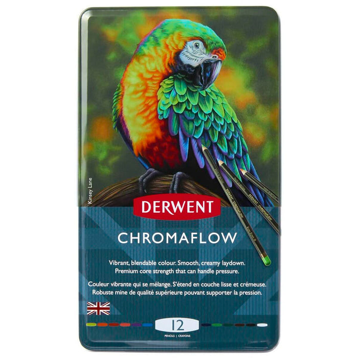 Creioane culori DERWENT Chromaflow Multicolor