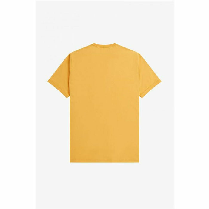 Tricou cu Mânecă Scurtă Bărbați Fred Perry Ringer  Portocaliu