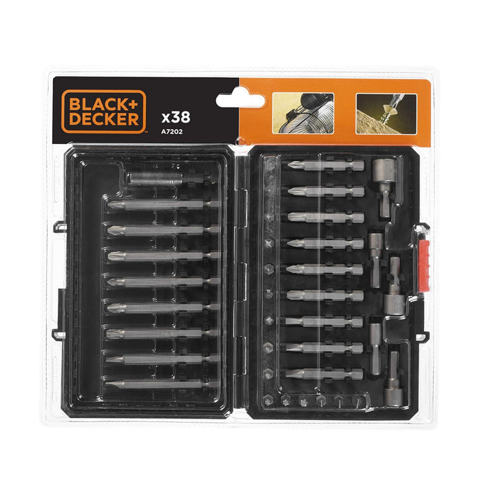 Set biți Black & Decker A7202-XJ 38 Piese