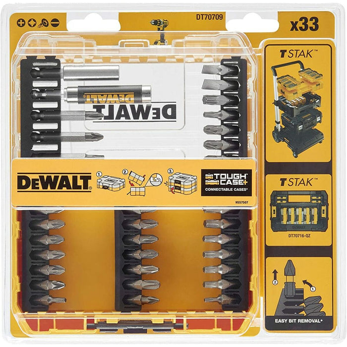 Set de rulouri Dewalt DT70709-QZ 33 Piese