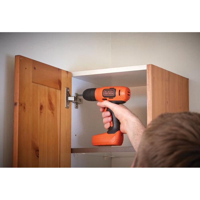 Șurubelniță Black & Decker BDCD8 Compact Burghiu 7,2 V