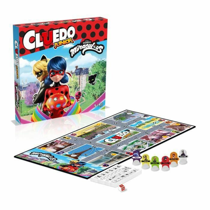 Joc de Masă Winning Moves CLUEDO JUNIOR MIRACULOUS (FR)
