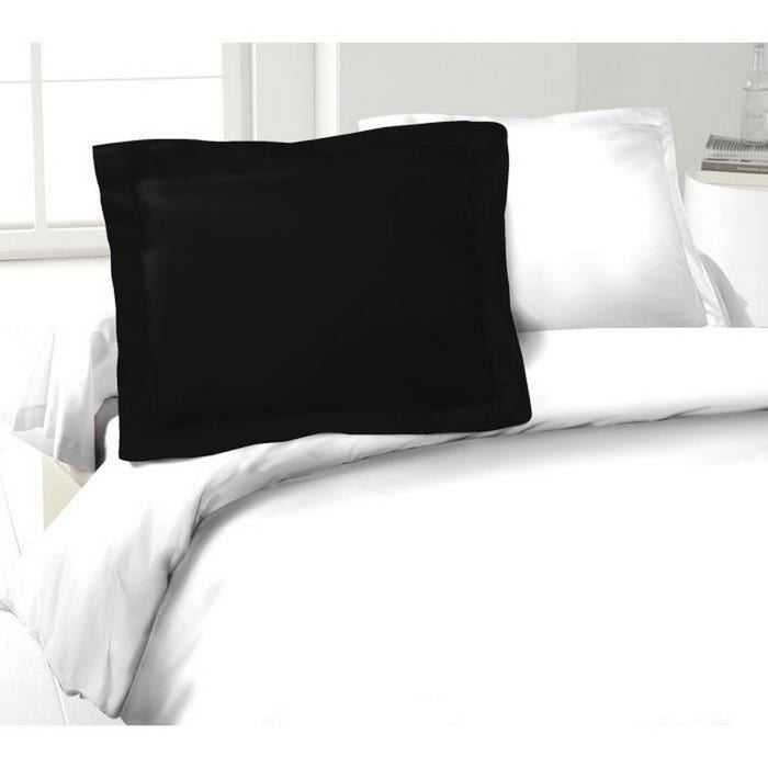 Față de pernă Lovely Home 100 % bumbac Negru 50 x 70 cm