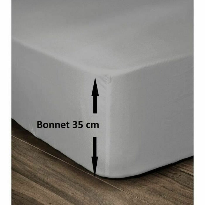 Foaie de jos Lovely Home Gri deschis Pat dublu (180 x 200 cm)
