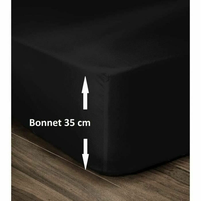 Foaie de fund montată Lovely Home Negru 180 x 200