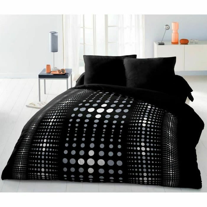 Husă de pilotă HOME LINGE PASSION Steevy Negru 220 x 240 cm