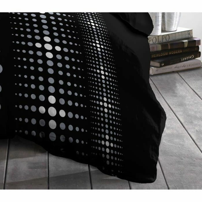Husă de pilotă HOME LINGE PASSION Steevy Negru 220 x 240 cm