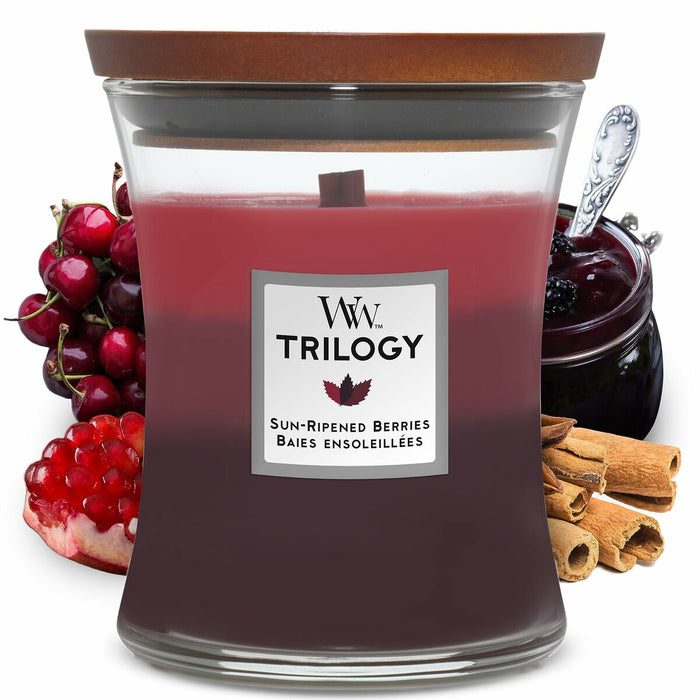 Lumânare Parfumată Woodwick Black Cherry 275 g