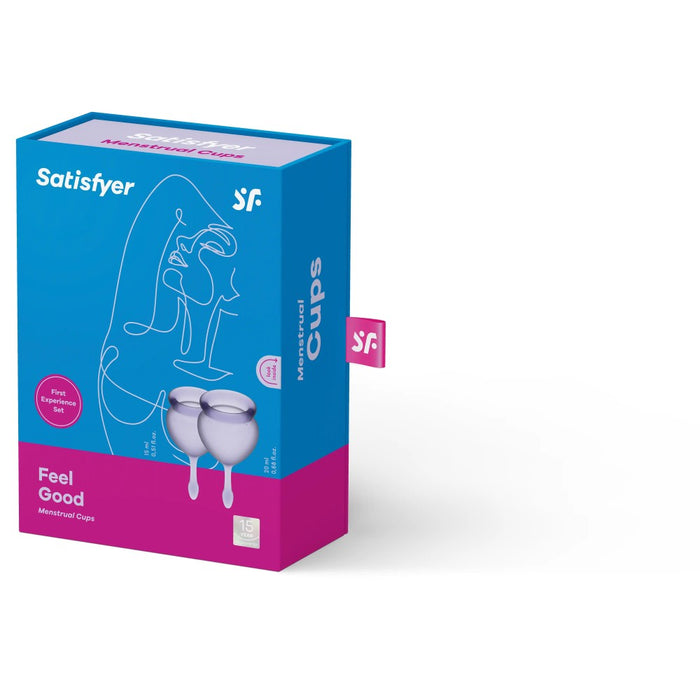 Cupe menstruale, Satisfyer Feel Good, 2 bucăți, 15 ml și 20 ml
