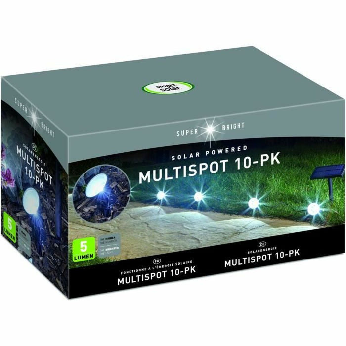 Ghirlandă de lumini LED Garland Multispot 10-PK Solar Miză 5 Lm