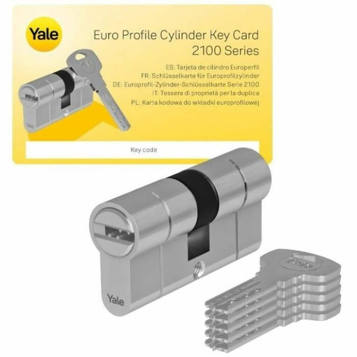 Cilindru de securitate Yale YC2100 40 x 50 mm Alamă