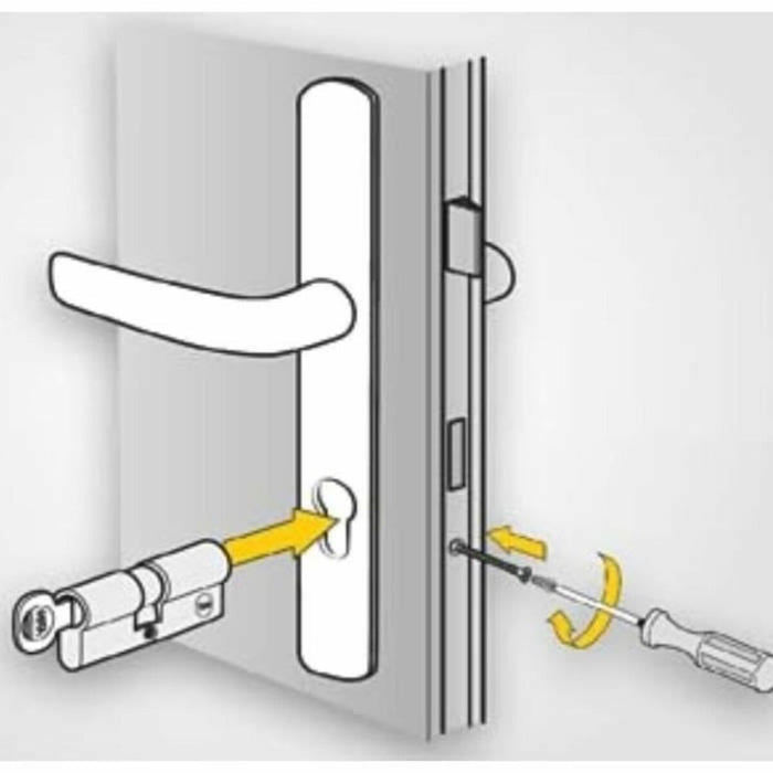 Cilindru de securitate Yale YC2100 40 x 50 mm Alamă