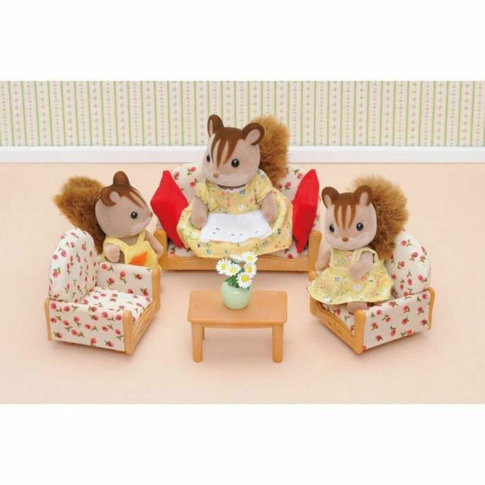Accesorii pentru căsuțe de păpuși Sylvanian Families Sofa + 2 Armchairs + Table