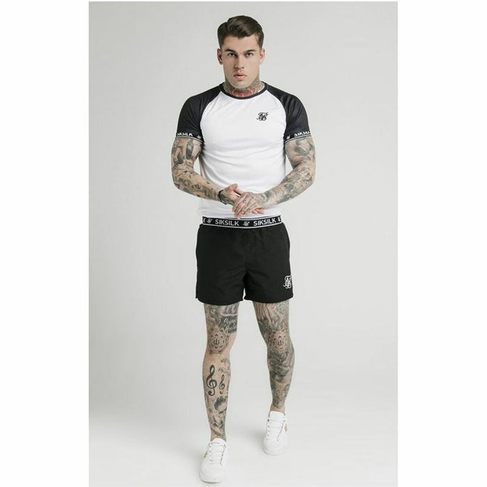 Pantaloni Scurți Sport pentru Bărbați SikSilk Standard Negru