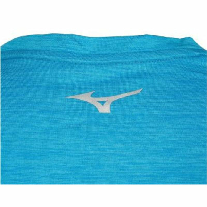 Tricou cu Mânecă Scurtă Bărbați Mizuno  Impulse  Albastru Albastru celest