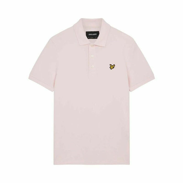 Tricou Polo cu Mânecă Scurtă Bărbați Lyle & Scott V1-Plain Roz