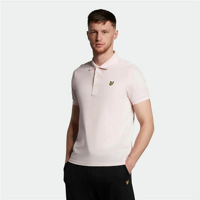 Tricou Polo cu Mânecă Scurtă Bărbați Lyle & Scott V1-Plain Roz