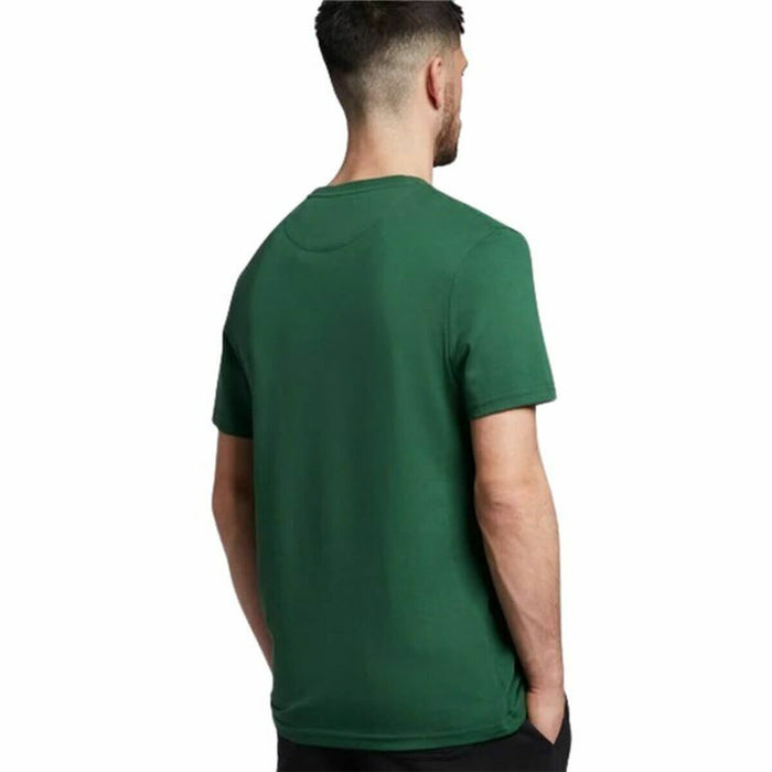 Tricou cu Mânecă Scurtă Lyle & Scott V1-Plain Verde inchis Bărbați